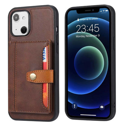 For Apple iPhone 14 /Plus Pro Max Leather Wallet Case Multi Card Slim Hybrid Pouch with 5 Credit Card & ID Slots Stand Flip  Phone Case Cover