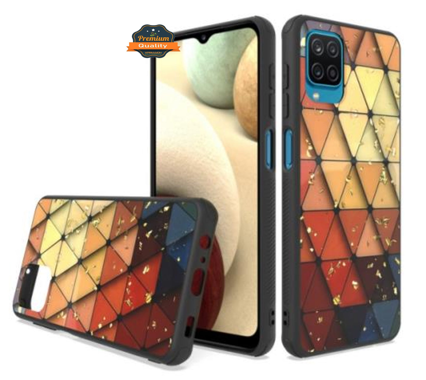 For Apple iPhone 13 Pro Max (6.7") Stylish Designed Glitter Bling Hybrid Slim PC TPU Rubber Silicone Shock-Absorption Hard  Phone Case Cover