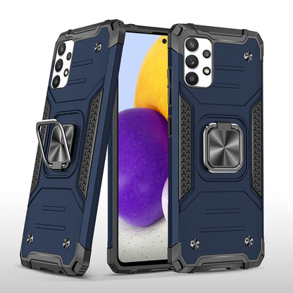 For Samsung Galaxy A73 5G Armor Hybrid with Ring Holder Kickstand Shockproof Heavy-Duty Durable Rugged Dual Layer  Phone Case Cover