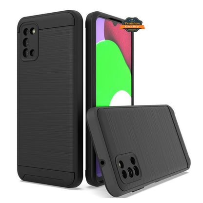 For Motorola Moto G Stylus 5G 2022 Rugged TPU Hard PC Brushed Metal Texture Hybrid Dual Layer Armor Shock Absorbing  Phone Case Cover