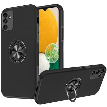 For Samsung Galaxy A23 5G Slim Hybrid 360 Degree Rotatable Metal Invisible Ring Stand Holder Fit Magnetic Car Mount  Phone Case Cover