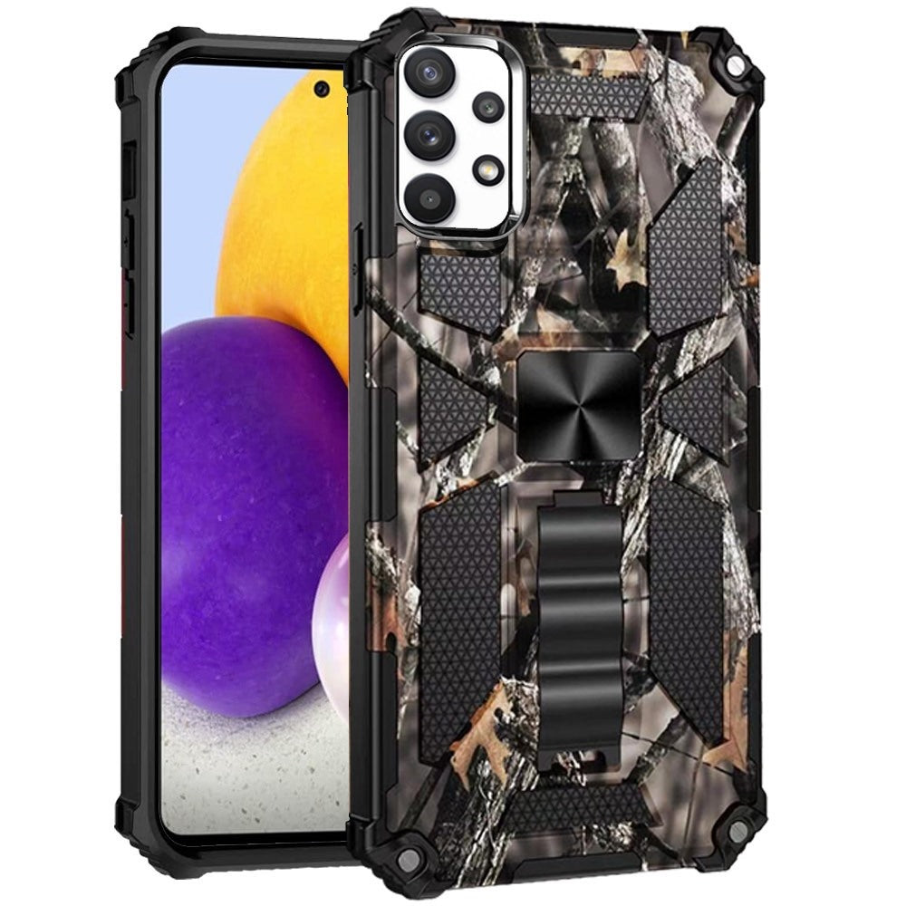 For Samsung Galaxy A73 5G Heavy Duty Stand Hybrid Shockproof [Military Grade] Rugged Protective with Built-in Kickstand  Phone Case Cover