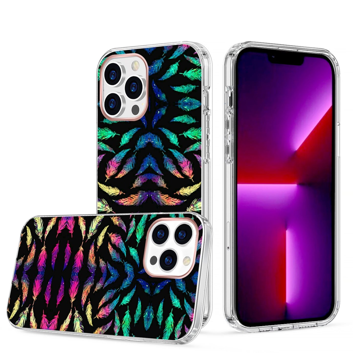 For Apple iPhone 11 (6.1") Creative Stylish Fashion Design Hybrid Rubber TPU Hard PC Shockproof Armor Slim Fit  Phone Case Cover