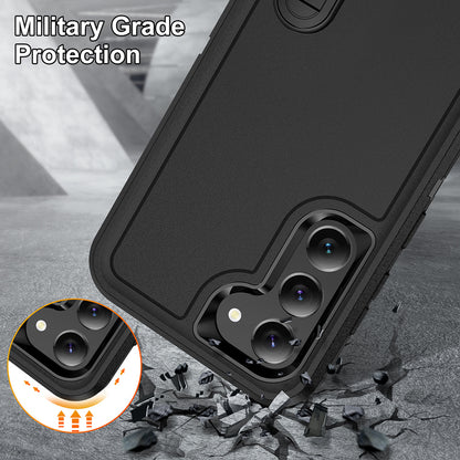 For Samsung Galaxy S23 /Plus /Ultra Hybrid Ultra Protective Hybrid Armor 3 in 1 Shockproof with Kickstand Heavy Duty Rugged  Phone Case Cover