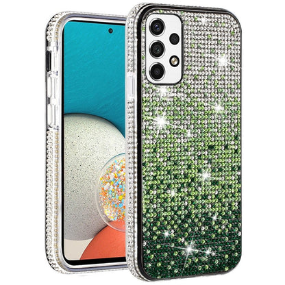 For Samsung Galaxy A53 5G Glitter Bling Ultra Thin Hybrid Sparkle Diamond Rhinestone Shiny Full Cover Crystal Stones Back  Phone Case Cover