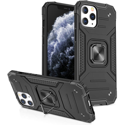 For Samsung Galaxy Z Fold 4 Armor Hybrid with Ring Holder Kickstand Shockproof TPU Heavy-Duty Rugged Dual Layer  Phone Case Cover