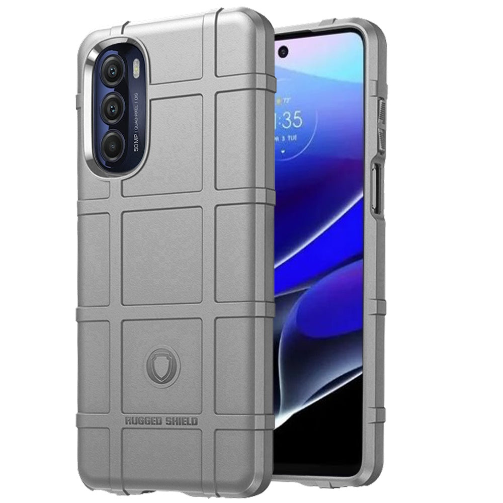 For Motorola Moto G Stylus 5G 2022 Rugged Shield Hybrid TPU Thick Solid Rough Armor Tactical Matte Grip Silicone Texture  Phone Case Cover