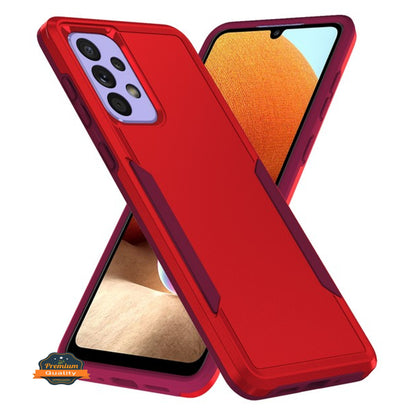 For Samsung Galaxy A23 5G Hybrid Bumper Rugged Dual Layer Heavy-Duty Military-Grade 2in1 Rubber TPU Defender  Phone Case Cover