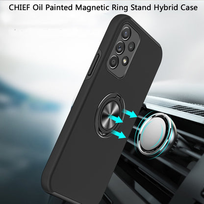 For Motorola Edge+ 2022 /Edge Plus Hybrid 360 Degree Rotatable Metal Invisible Ring Stand Holder Shockproof Slim  Phone Case Cover