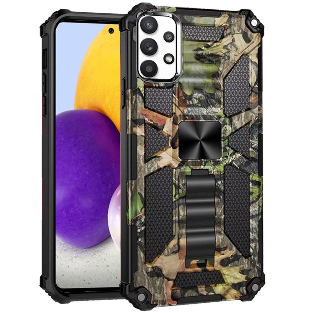 For Samsung Galaxy A73 5G Heavy Duty Stand Hybrid Shockproof [Military Grade] Rugged Protective with Built-in Kickstand  Phone Case Cover