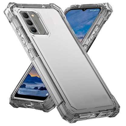 For Nokia G400 5G Clear Gradient Hybrid Thick Guard Shockproof Dual Layer Hard PC + TPU Bumper Frame Armor  Phone Case Cover