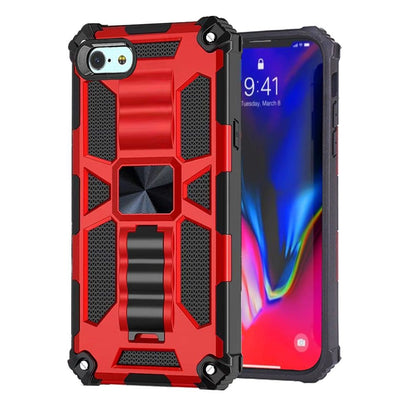 For Apple iPhone SE 3 (2022) SE/8/7 Heavy Duty Stand Hybrid Shockproof [Military Grade] Rugged with Built-in Kickstand  Phone Case Cover