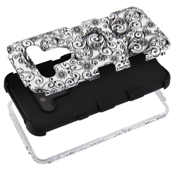 For LG G8 Thinq Hybrid Dual Layer Hard PC Cases Shockproof TPU Rugged Bumper  Phone Case Cover