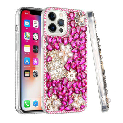 For Motorola Moto G Power 2022 Bling Clear Crystal 3D Full Diamonds Luxury Sparkle Transparent Rhinestone Hybrid Bumper  Phone Case Cover