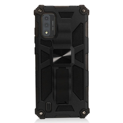 For Wiko Ride 3 Full-Body Hybrid [Military-Grade Protective] Defender Heavy Duty with Hidden Kickstand Stand Support Magnetic Car Mount  Phone Case Cover