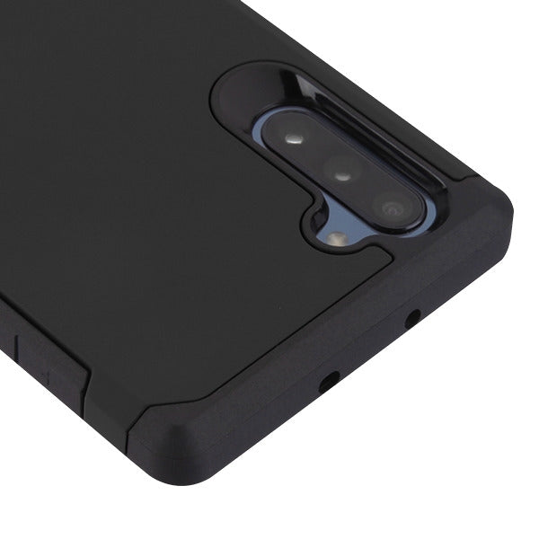 Samsung Galaxy Note 10 (6.3") Dual Layer Hybrid Armor Rubber Soft TPU Hard PC Shockproof Slim Fit