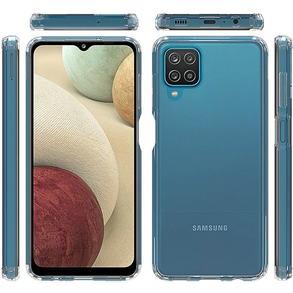 For Apple iPhone 13 Pro (6.1") Hybrid Slim Crystal Clear Transparent Shock-Absorption Bumper TPU + Hard PC Back Frame Clear Phone Case Cover