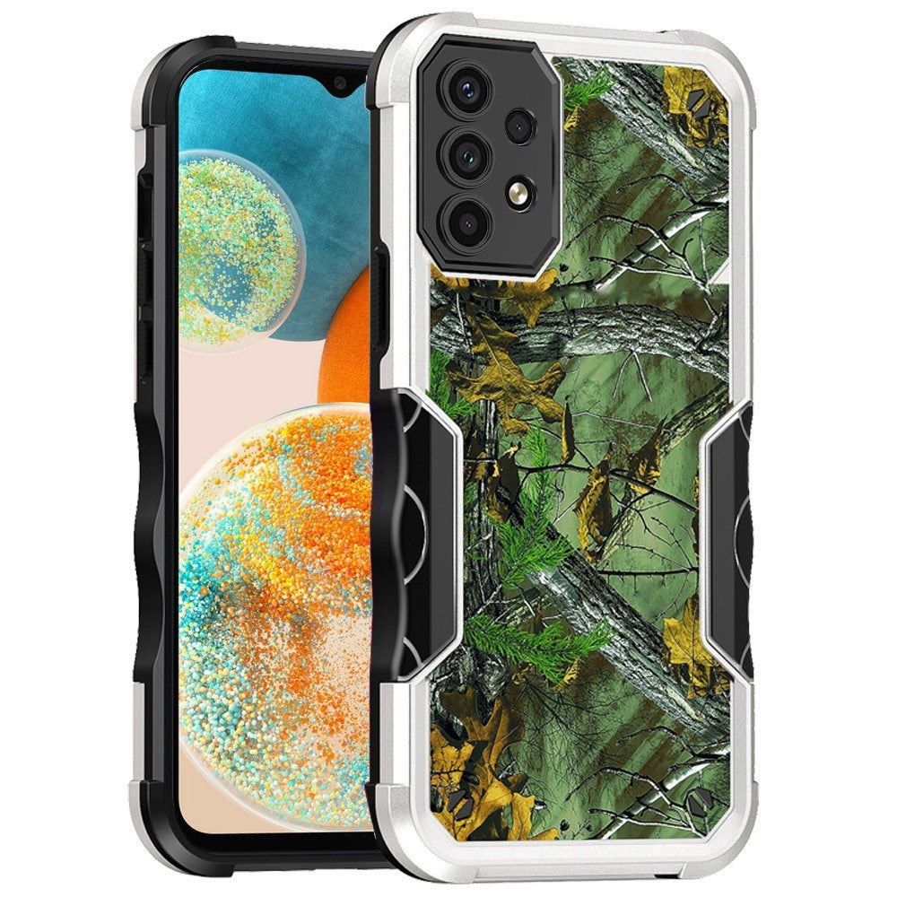 For Samsung Galaxy A23 5G Fashion Design Tough Shockproof Hybrid Stylish Pattern Heavy Duty TPU Rubber Armor  Phone Case Cover