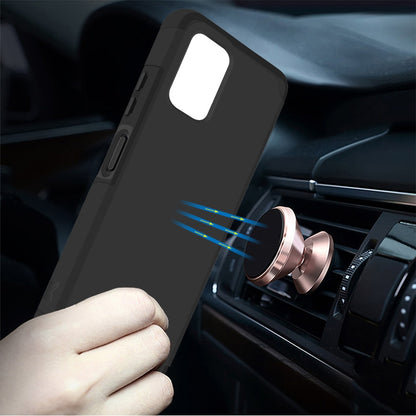 For T-Mobile Revvl 6 Pro 5G /Revvl 6 5G Shock Absorption Slim Tuff 2in1 Hybrid Dual Layer Hard PC and TPU Rubber Armor  Phone Case Cover