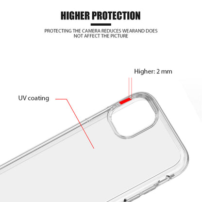 For Samsung Galaxy S22 Ultra Clear Full Transparency Thick Hybrid Hard PC Shell & Soft TPU Shock-Absorption Skin Bumper Transparent Phone Case Cover