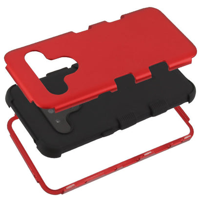 For LG V50 Thinq Hybrid Dual Layer Hard PC Cases Shockproof TPU Rugged Bumper  Phone Case Cover