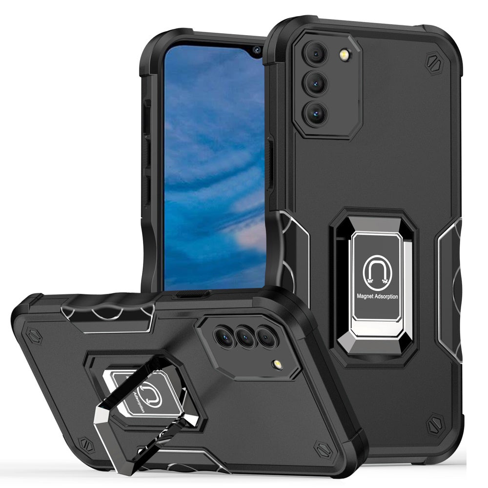 For Nokia G400 5G Hybrid Cases with Magnetic Ring Holder Stand Kickstand Heavy Duty Rugged Drop Silicone Shockproof  Phone Case Cover