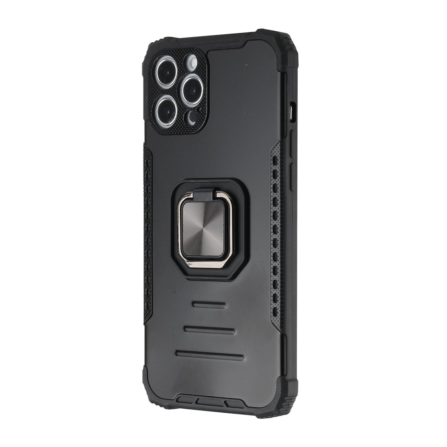 For Apple iPhone 11 (6.1") Hybrid with Stand Magnetic Ring Kickstand Bumper Shockproof Armor Heavy Duty Military Grade  Phone Case Cover