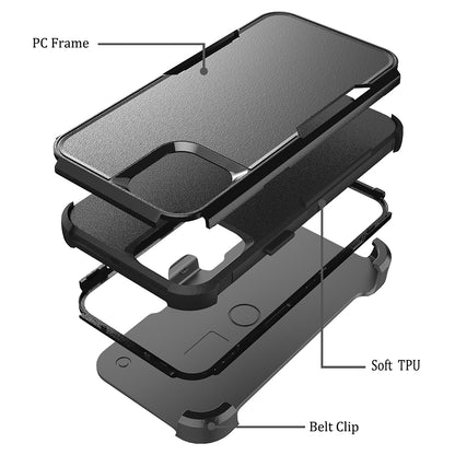 For Apple iPhone 14 /Plus Pro Max Heavy Duty Holster Kickstand Belt Clip Combo Hard Rugged Hybrid  Phone Case Cover