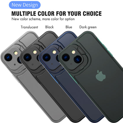 For Apple iPhone 13 /Pro Max Hybrid Tinted with Precise Raised Camera Protection & Invisible Stand Kickstand Ultra Slim  Phone Case Cover