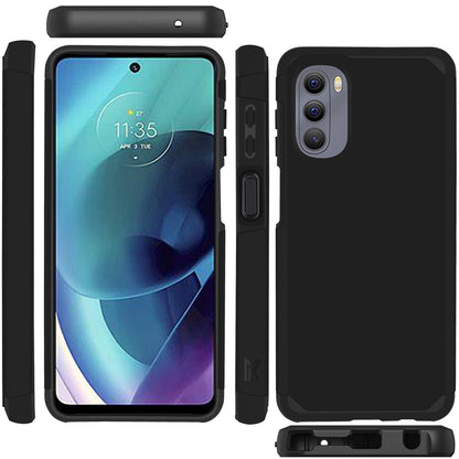 For Motorola Moto G Stylus 4G 2022 Slim Corner Protection Shock Absorption Hybrid Dual Layer Hard PC TPU Rubber Armor  Phone Case Cover