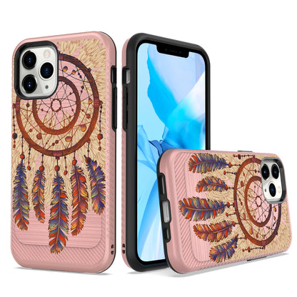 For Cricket Icon 2 Cute Design Printed Pattern Fashion Brushed Texture Shockproof Dual Layer Hybrid Slim Protective Had PC + TPU Rubber  Phone Case Cover