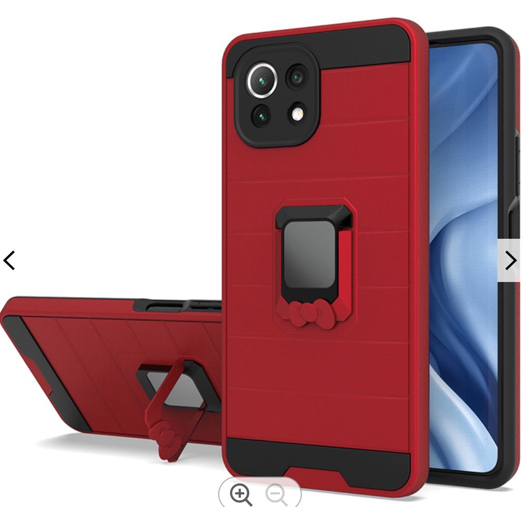 For Motorola Moto G Pure Magnetic Ring Holder Rubber Hybrid Stand Kickstand Slim Texture Rugged Armor Heavy Duty Military Grade  Phone Case Cover