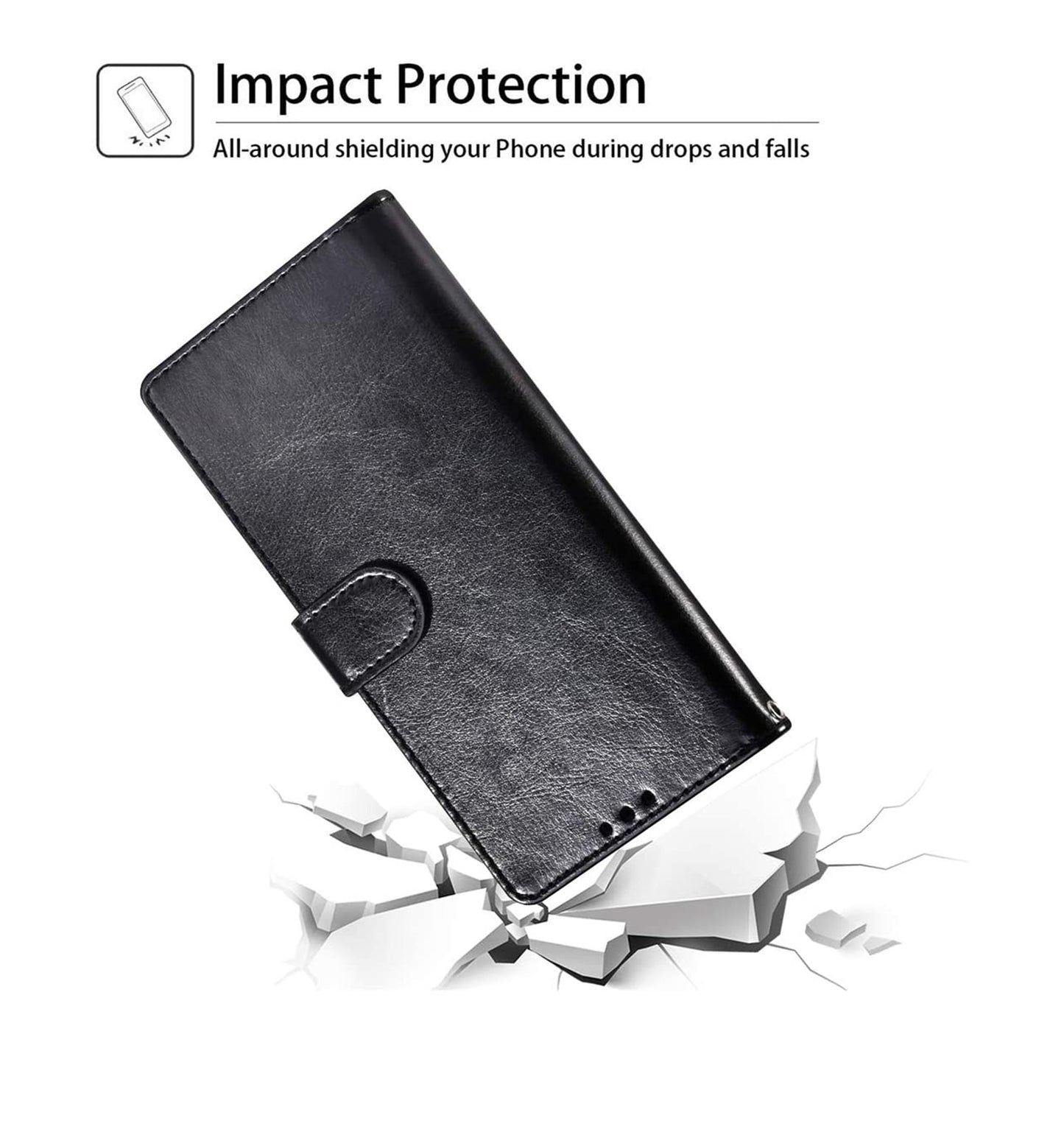 For OnePlus Nord N200 5G Luxury Leather Wallet Case with Credit Card Holder Storage Lanyard Kickstand & Magnetic Flip  Phone Case Cover
