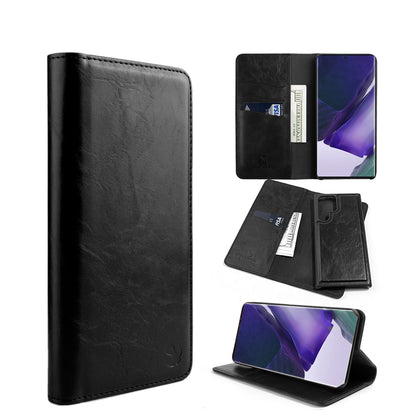 For Samsung Galaxy S23 /Plus /Ultra Luxury PU Leather Wallet Pouch Magnetic Detachable with Credit Card Slots Flip Kickstand  Phone Case Cover