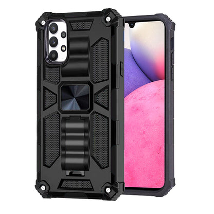 For Samsung Galaxy A33 5G Heavy Duty Stand Hybrid Shockproof [Military Grade] Rugged Protective with Built-in Kickstand  Phone Case Cover