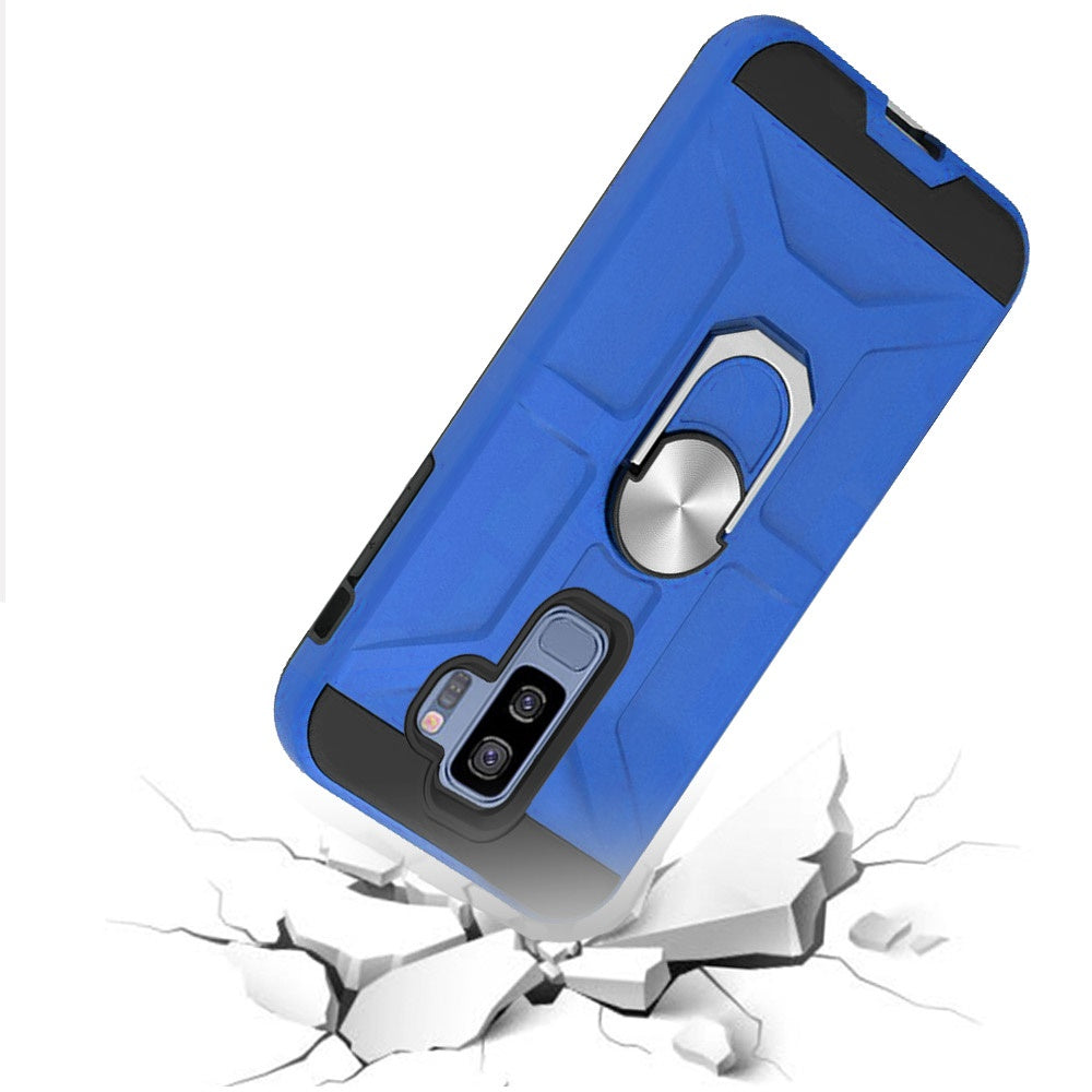 For Samsung Galaxy S9 /S9 Plus Cases with Stand Kickstand Ring Holder [360° Rotating] Armor Dual Layer Work with Magnetic Car Mount  Phone Case Cover