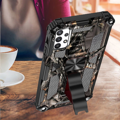 For Motorola Moto G Stylus 5G 2022 Heavy Duty Hybrid Camouflage [Military Grade] Rugged Fit Magnetic Car Mount Stand  Phone Case Cover