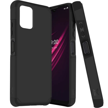 For OnePlus Nord N300 5G Ultra Slim Shock Absorption 2in1 Tuff Hybrid Dual Layer Hard PC TPU Rubber Frame Armor  Phone Case Cover