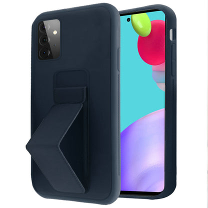 For Apple iPhone 13 Pro Max (6.7") Hybrid Foldable Kickstand Magnetic Heavy Duty Silicone Rubber TPU Protector [Support Magnetic Car Mount]  Phone Case Cover