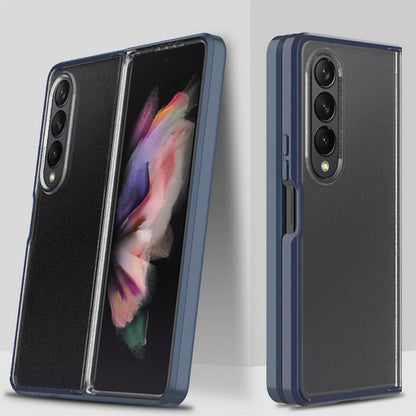 For Samsung Galaxy Z Fold 4 5G Transparent Full Body with Built-in Screen Protector Hard PC Ultra-Thin Shockproof Protective  Phone Case Cover