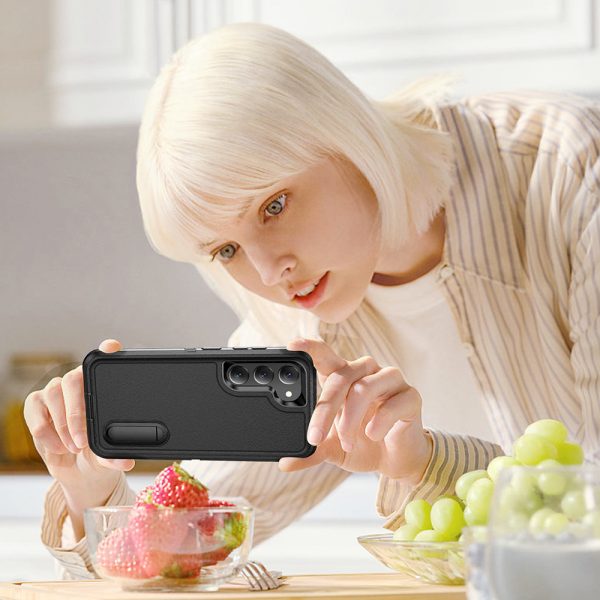 For Samsung Galaxy S23 /Plus /Ultra Hybrid Ultra Protective Hybrid Armor 3 in 1 Shockproof with Kickstand Heavy Duty Rugged  Phone Case Cover