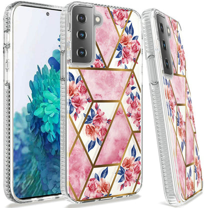 For Samsung Galaxy A71 5G Hybrid Design Graphic Fashion Colorful Sparkle Pattern Silicone Skin TPU Hard PC Armor Ultra Slim  Phone Case Cover