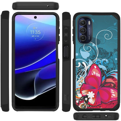 For Motorola Moto G Stylus 5G 2022 Ultra Slim Protection Shock Absorption Hybrid Dual Layer Hard PC + TPU Rubber Armor  Phone Case Cover