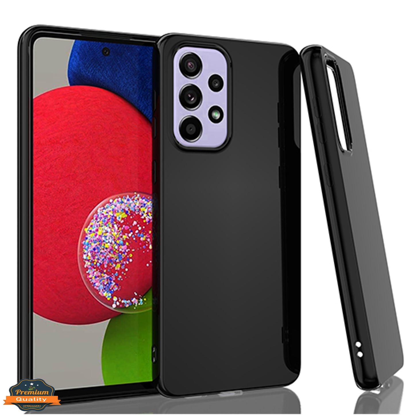 For Samsung Galaxy A53 5G Slim Thin Transparent Silicone Soft Skin Flexible TPU Gel Rubber Candy Gummy Protective Hybrid  Phone Case Cover