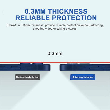 For Apple iPhone 14 Plus (6.7") Camera Lens Protector Tempered Glass Rear Back Camera Protective Lens Shield, Case Friendly Clear Screen Protector