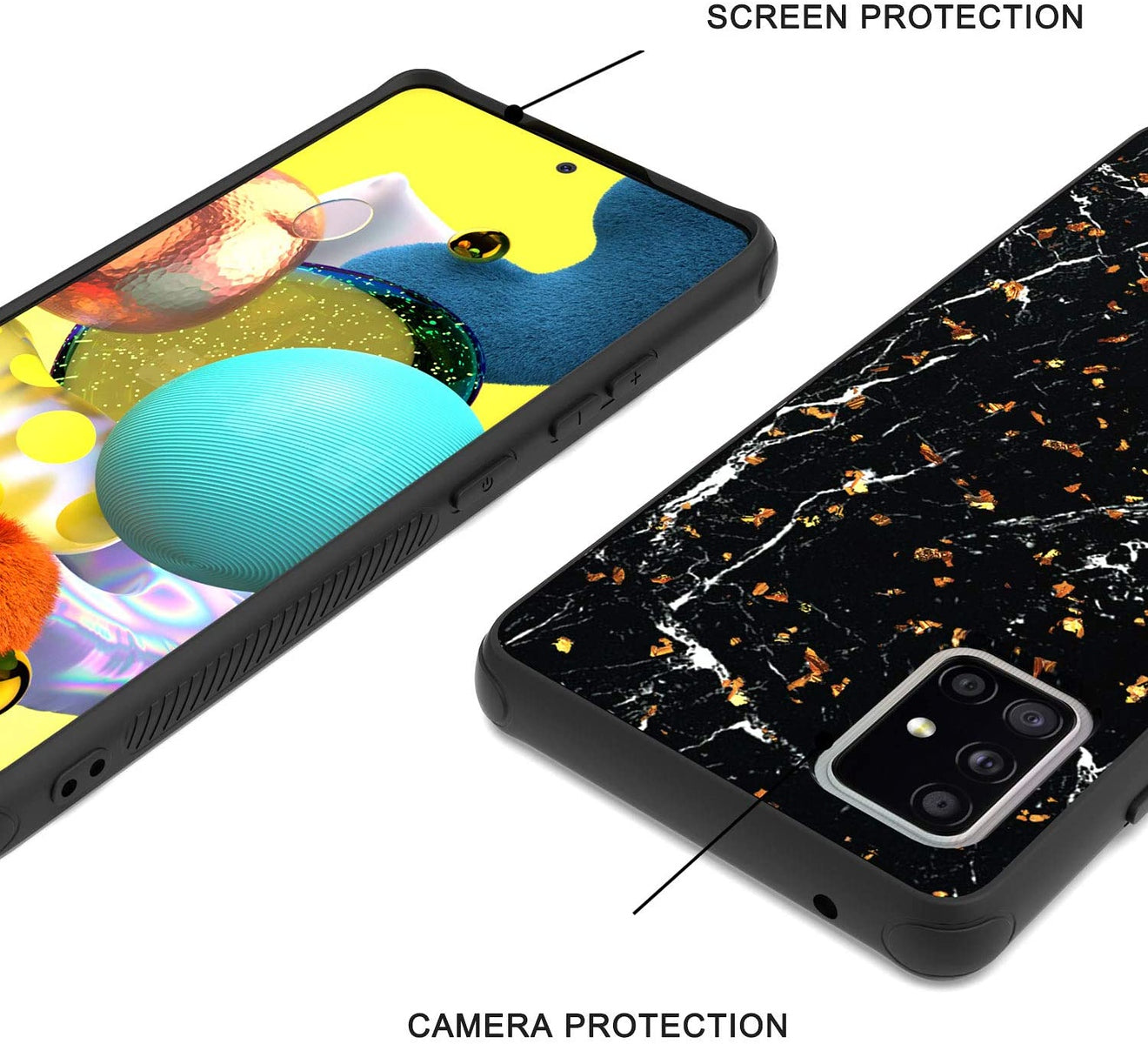 For Motorola Moto G Stylus 5G 2022 Marble Fashion Stone Stylish Flake Glitter Bling Hybrid Slim Glossy TPU Rubber Hard Butterfly Phone Case Cover