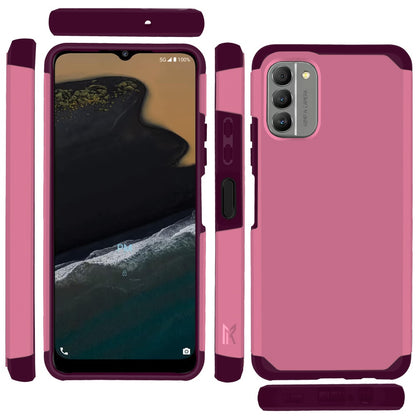 For Nokia G400 Ultra Slim Shock Absorption 2 in 1 Tuff Hybrid Dual Layer Hard PC + Soft TPU Rubber Frame Armor Defender  Phone Case Cover