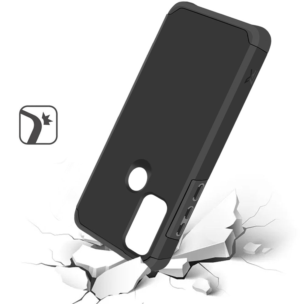 For Motorola Moto G Power 2022 Ultra Slim Corner Protection Shock Absorption Hybrid Dual Layer Hard PC + TPU Rubber Armor  Phone Case Cover