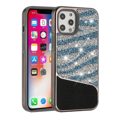 For Apple iPhone 14 (6.1") Bling Animal Design Glitter Hybrid Thick TPU Shiny Protective Rubber Frame  Phone Case Cover