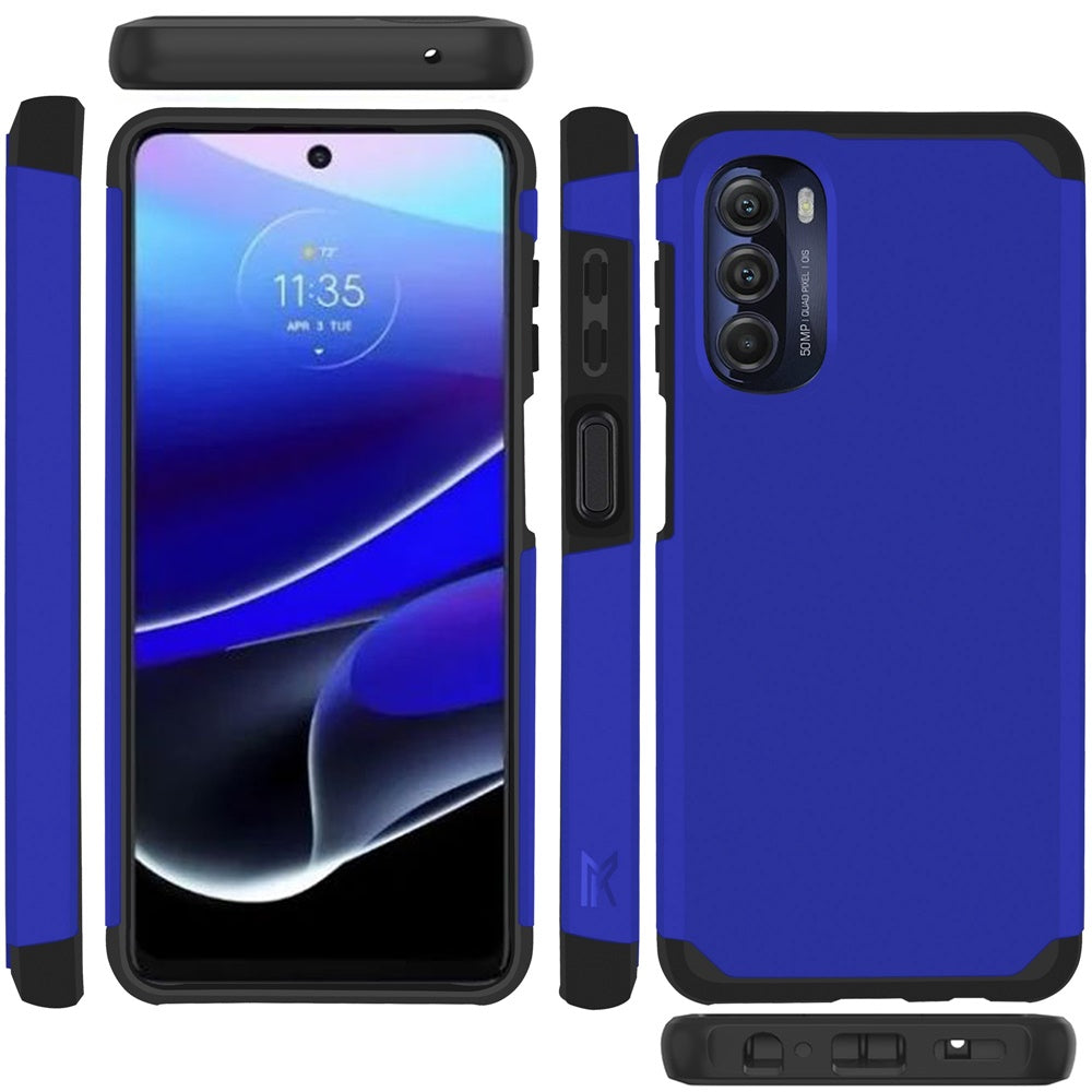 For Motorola Moto G Stylus 5G 2022 Ultra Slim Protection Shock Absorption Hybrid Dual Layer Hard PC + TPU Rubber Armor  Phone Case Cover